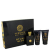 Versace 1.7 oz Eau De Toilette Spray + 1.7 oz After Shave Balm + 1.7 oz Shower Gel Versace Pour Homme Dylan Blue Gift Set By Versace